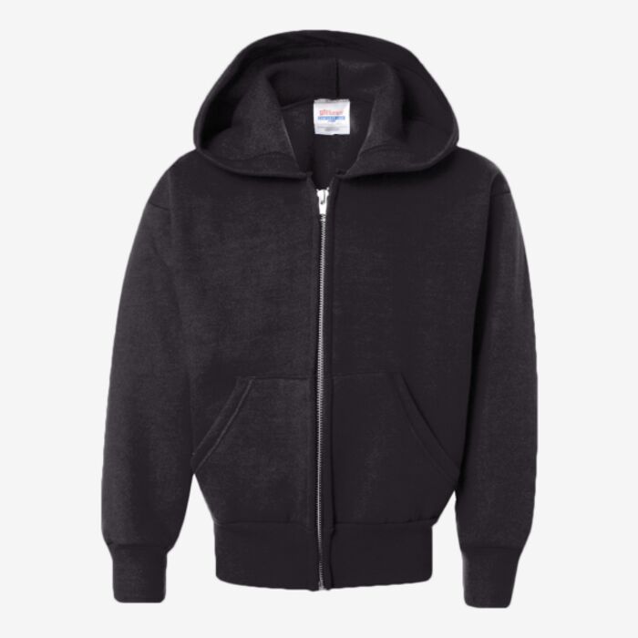 Youth EcoSmart® Full-Zip Hooded Sweatshirt Thumbnail