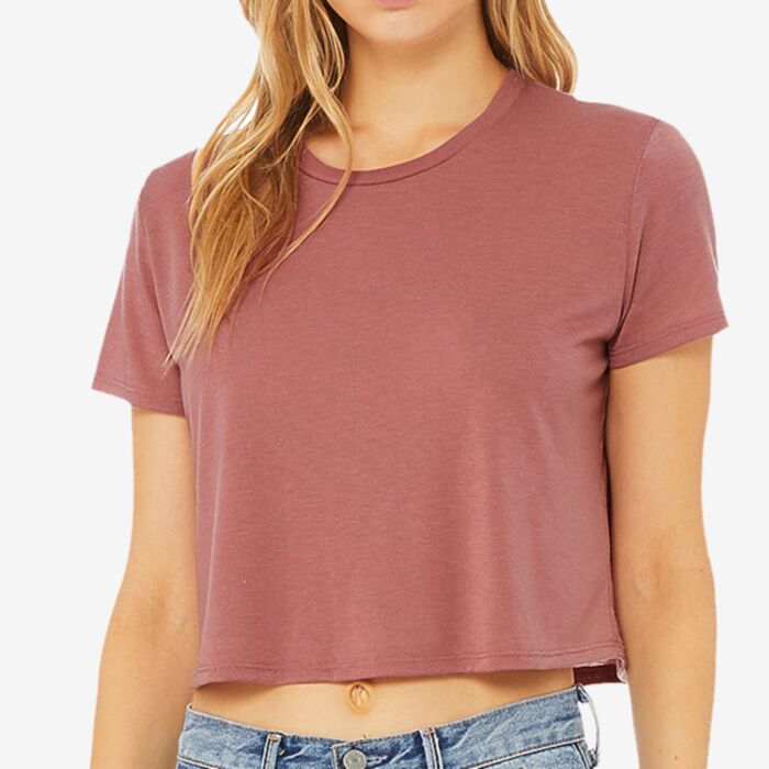 Women’s Flowy Crop Tee Thumbnail