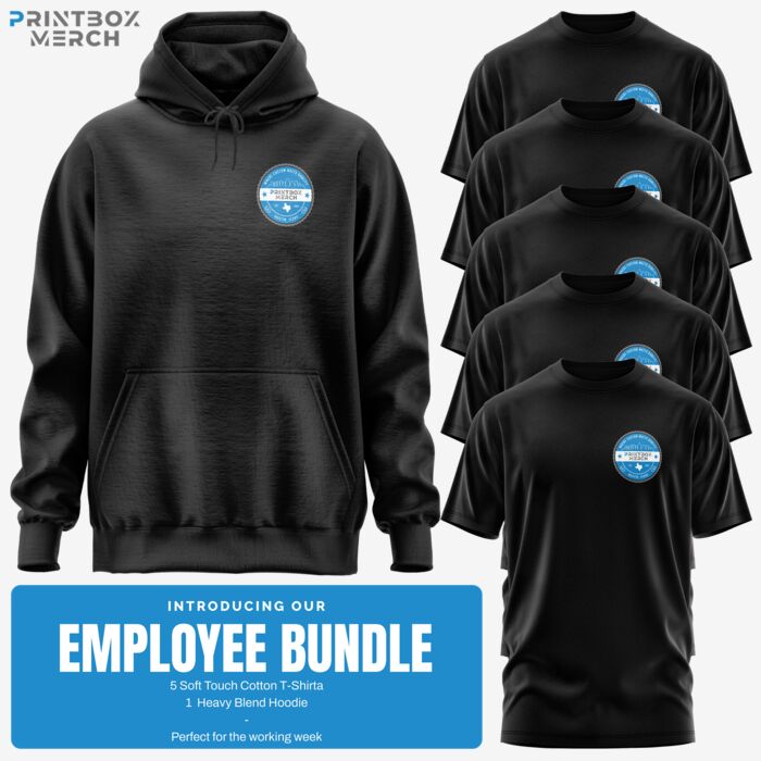 5 Soft Touch T-Shirts & 1 Heavy Blend Hoodie Thumbnail