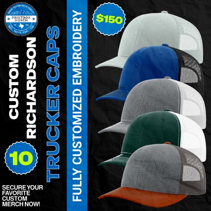 - 10 x Snapback Trucker Cap Bundle $149 Thumbnail